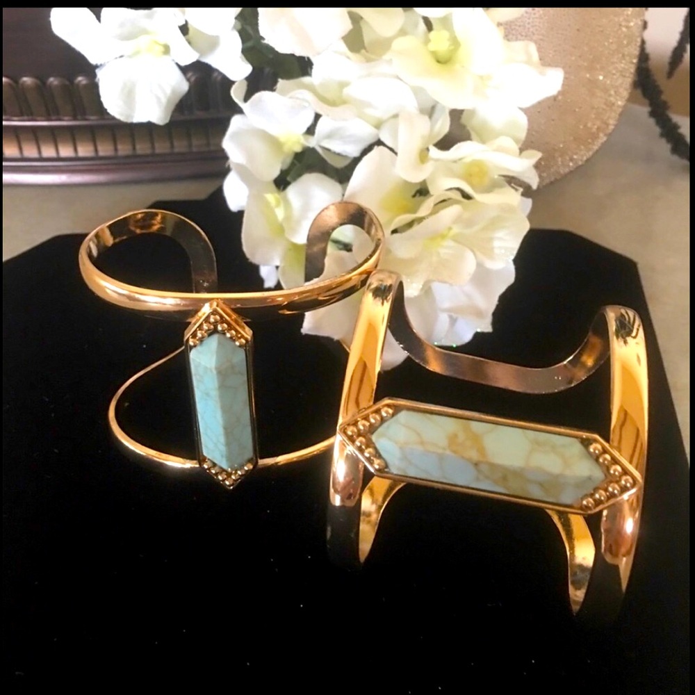 Gorgeous “Goddess” Stone Cuff Bracelet